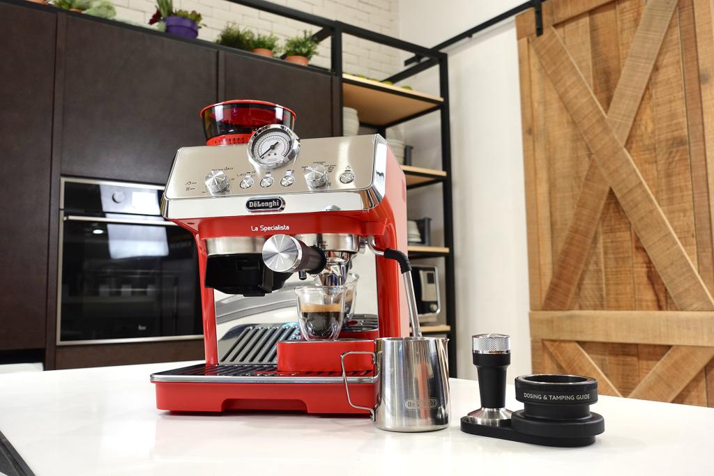 delonghi_pump_espresso_coffee_machine_la_specialista_arte_red_9155-r_hero