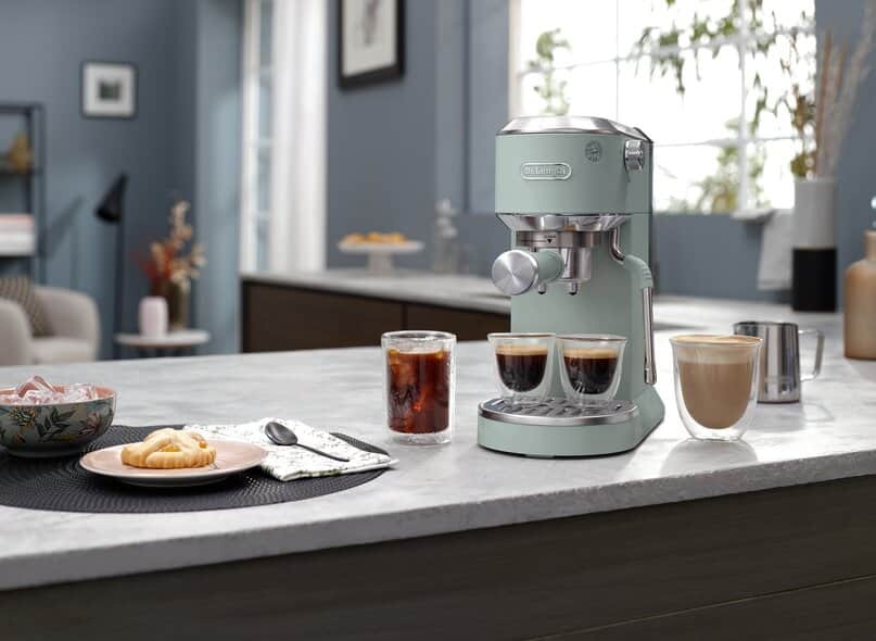 Mesin kopi Dedica Duo Hijau